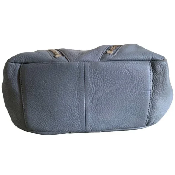 LINEA PELLE Ryan Slate Drawstring Bucket Crossbody Bag Slight Damage PLEASE READ - Picture 7 of 10